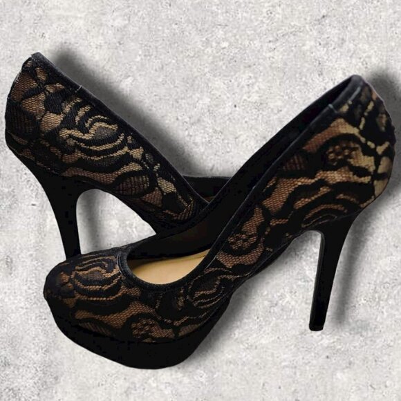 MIX No. 6 Black Lace with Gold underneath Size 9 - Picture 6 of 9